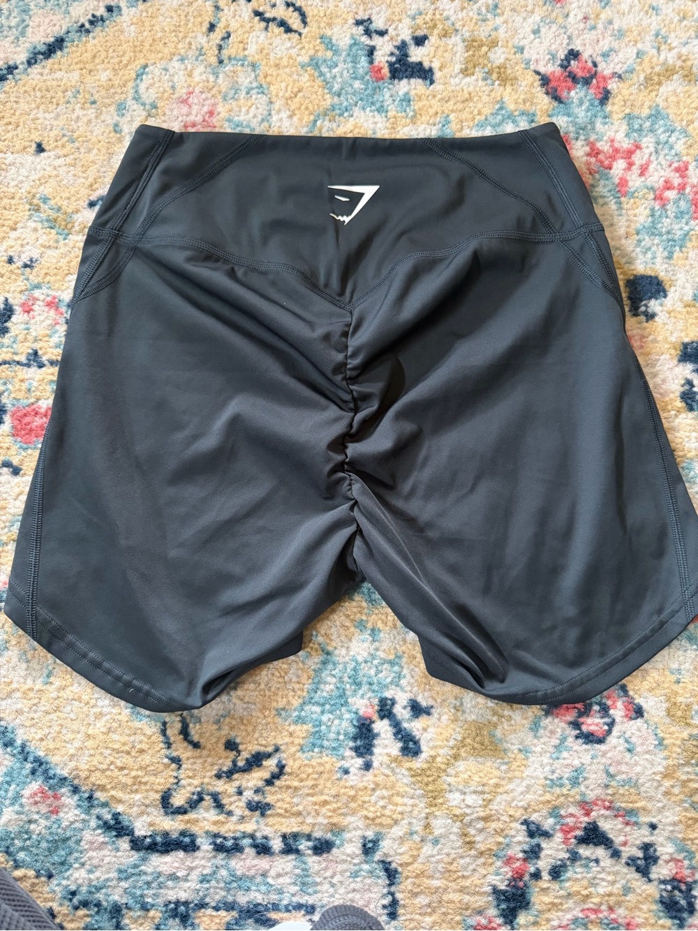 Gymshark Black Womens Athletic Training Shorts with Logo
